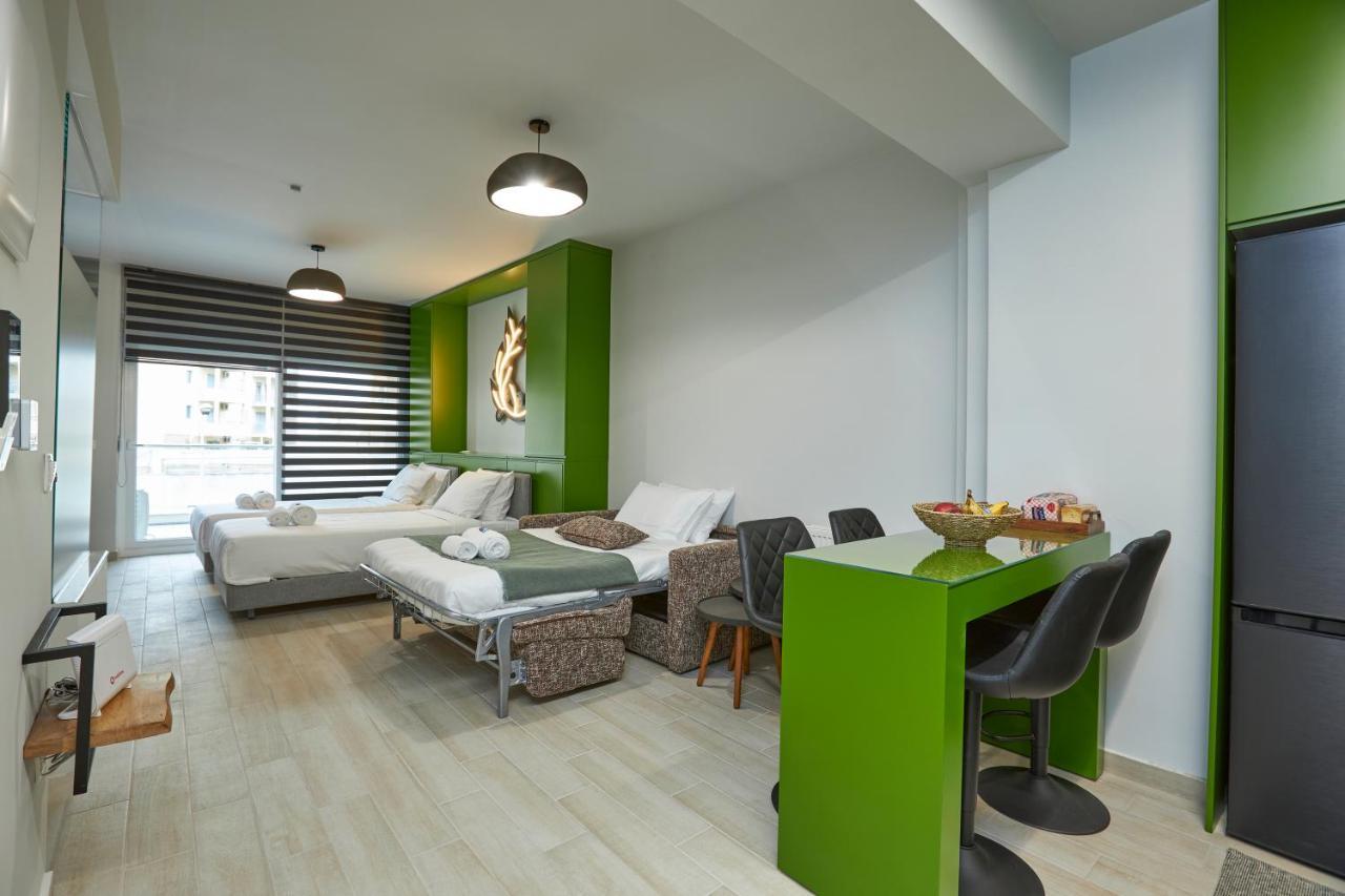 Olea Apartments Tesalonika Bagian luar foto